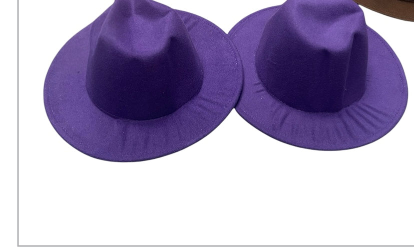 Purple Fedora Hat