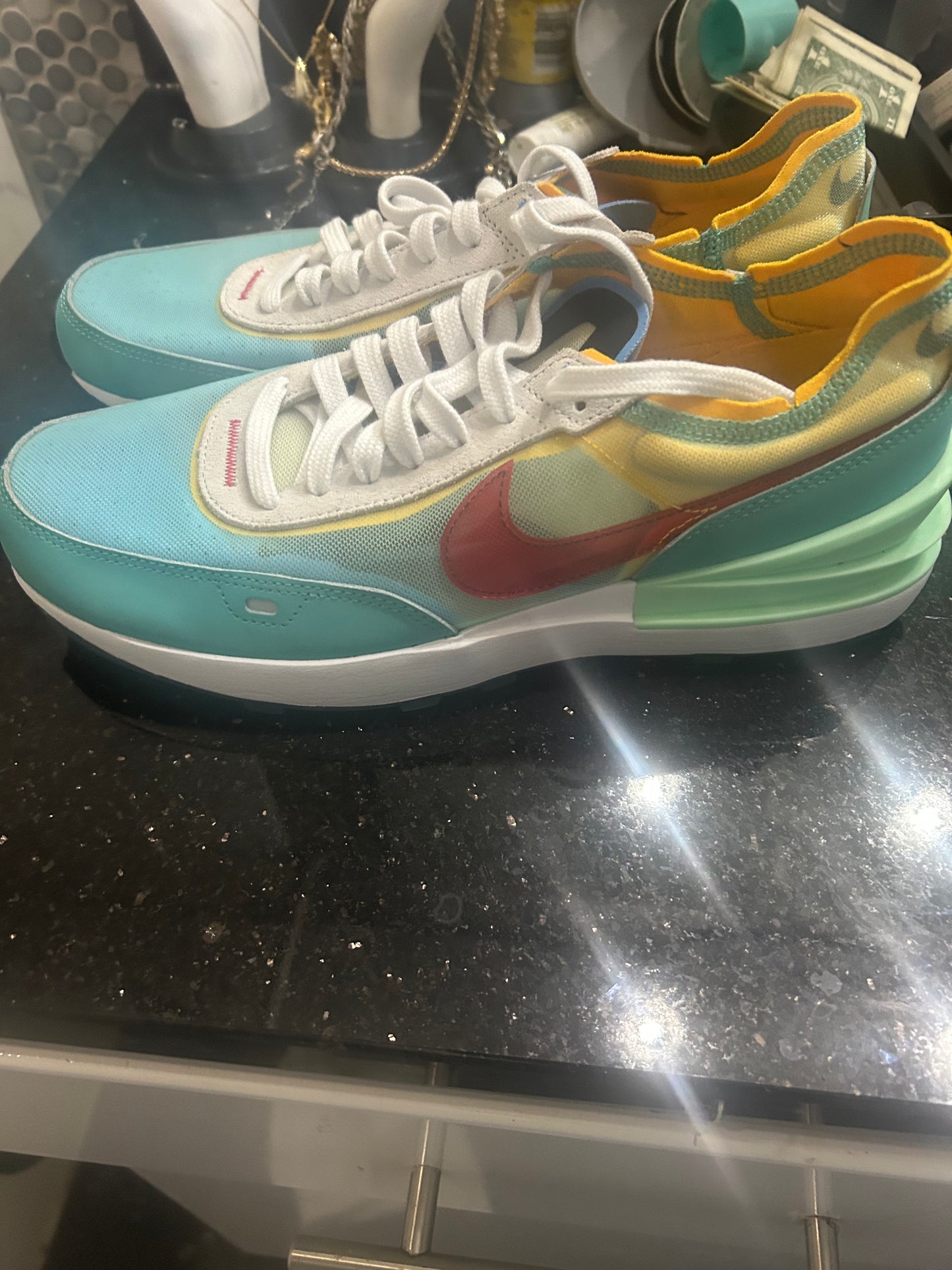 New Size 10.5 Men Nike Waffle One SE Special Edition Multi Color Shoes