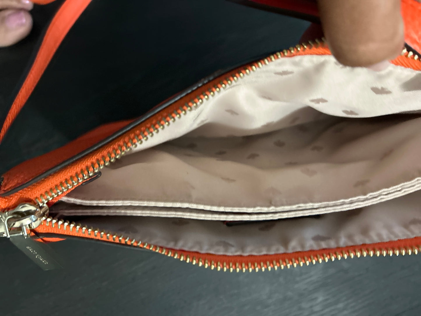 Kate Spade Vibrant Orange Crossbody Bag