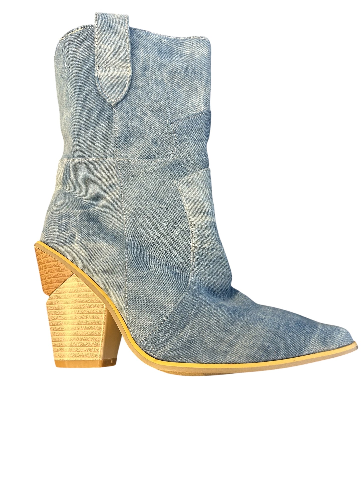 Denim Cowboy Boots size 42 (10/11) women boots