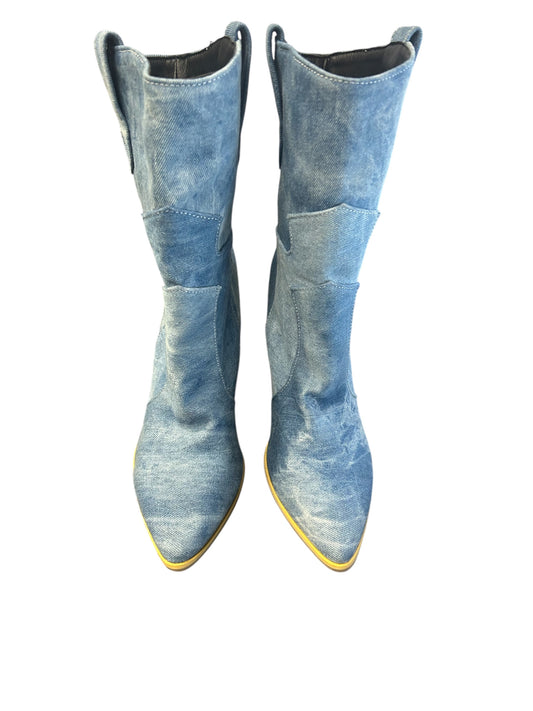 Denim Cowboy Boots size 42 (10/11) women boots