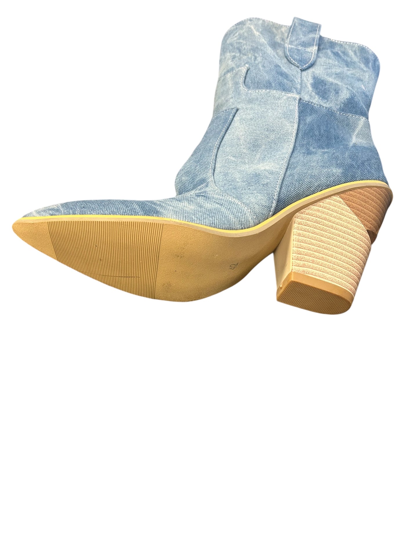 Denim Cowboy Boots size 42 (10/11) women boots