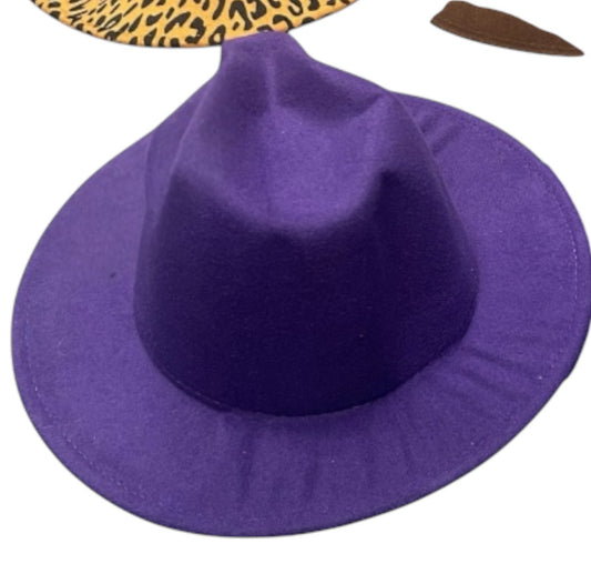 Purple Fedora Hat