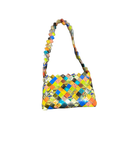 Vintage Candy Wrapper Purse From Recycle