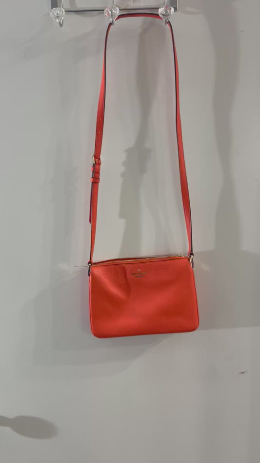 Kate Spade Vibrant Orange Crossbody Bag